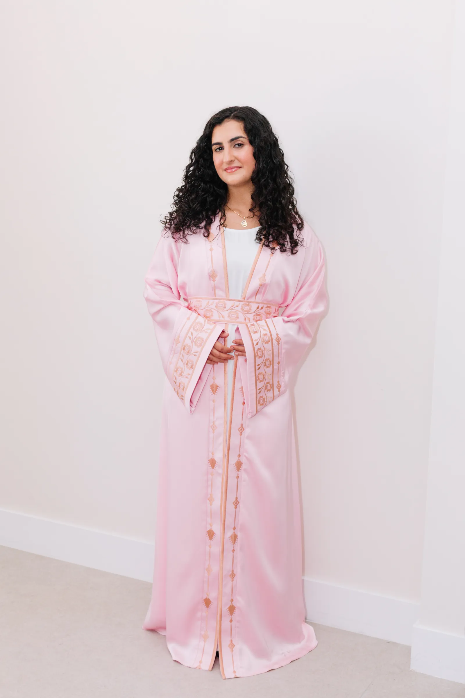 Pink Blossom Abaya